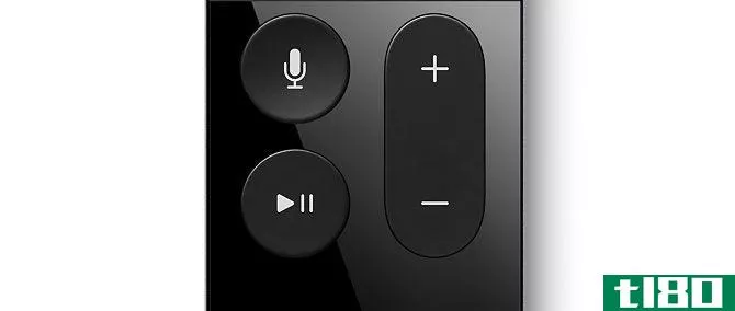 Apple TV Siri Remote Siri, Play/Pause, and Volume