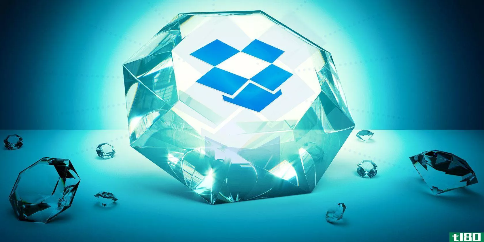 dropbox logo in diamond