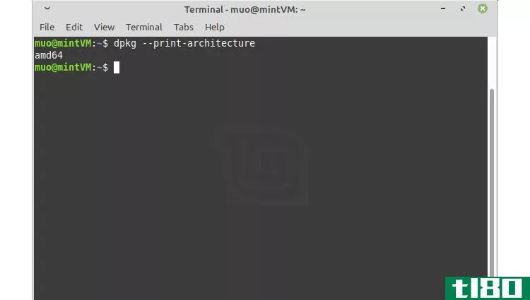 Checking Architecture in Linux Mint 19.3