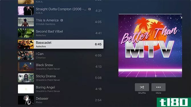 Apple Music Video Playlist on Apple TV