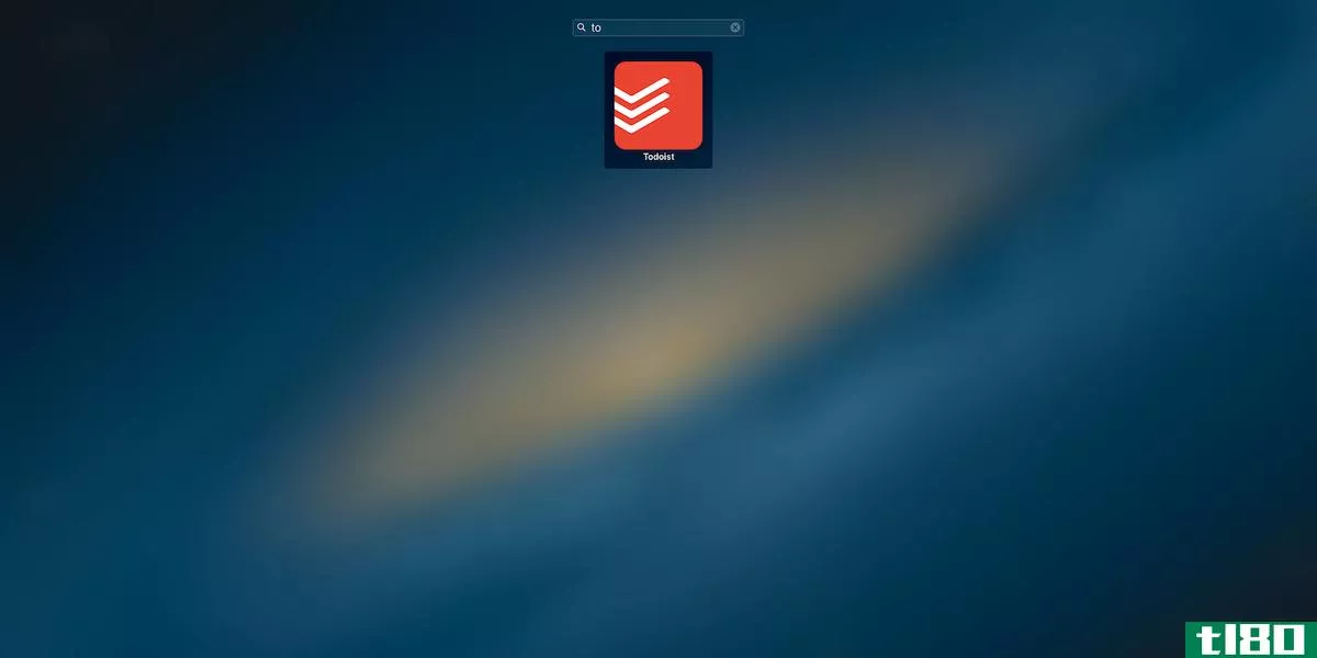 A screenshot of macOS launchpad displaying an App Shortcut icon 