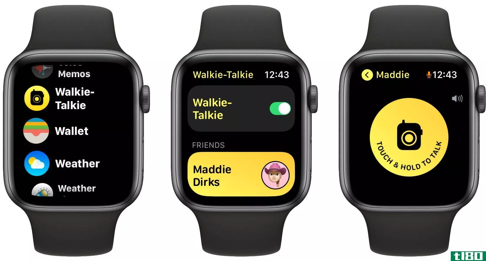Apple Watch Walkie Talkie Use