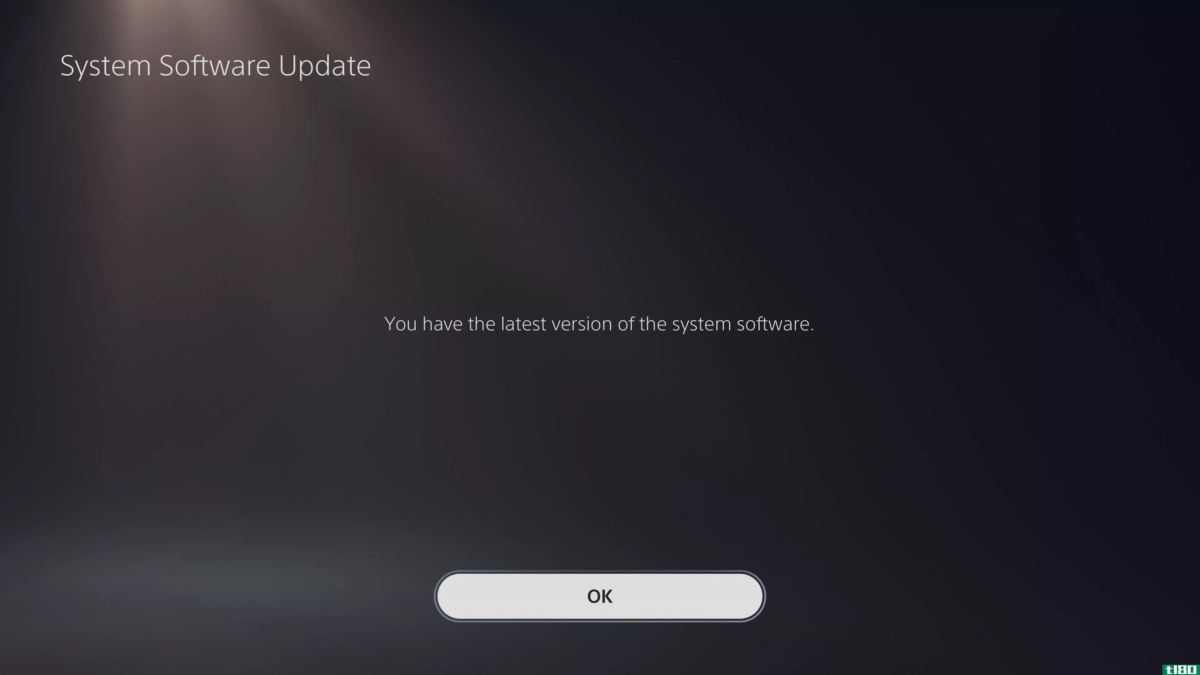 PS5 Latest Software Installed