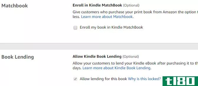 Amazon KDP Matchbook and Book Lending opti***