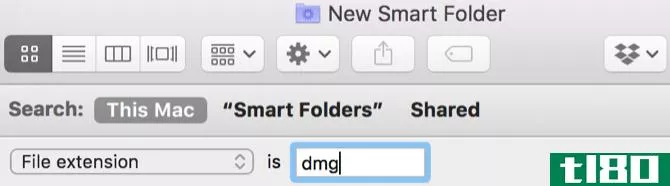 Mac Smart Folder DMG files