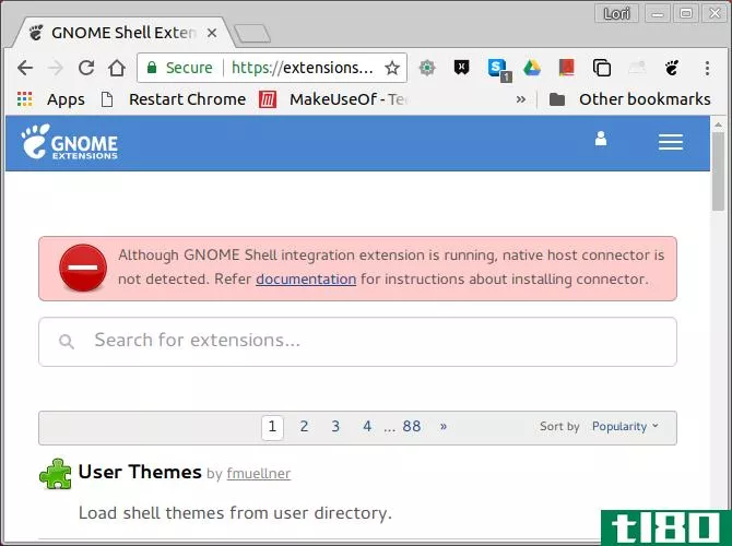 Native host connector not installed message in Chrome