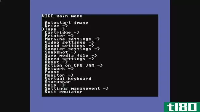 Autostart game ROMs in VICE64 on the Raspberry Pi