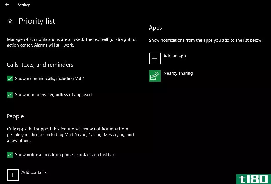 Windows 10 Priority List