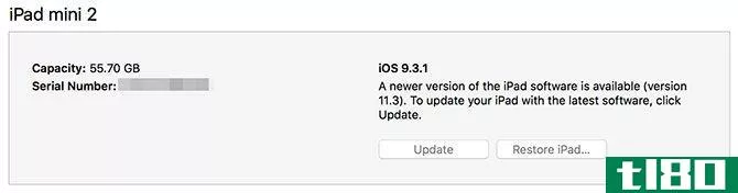 Restore or Update iPad iTunes