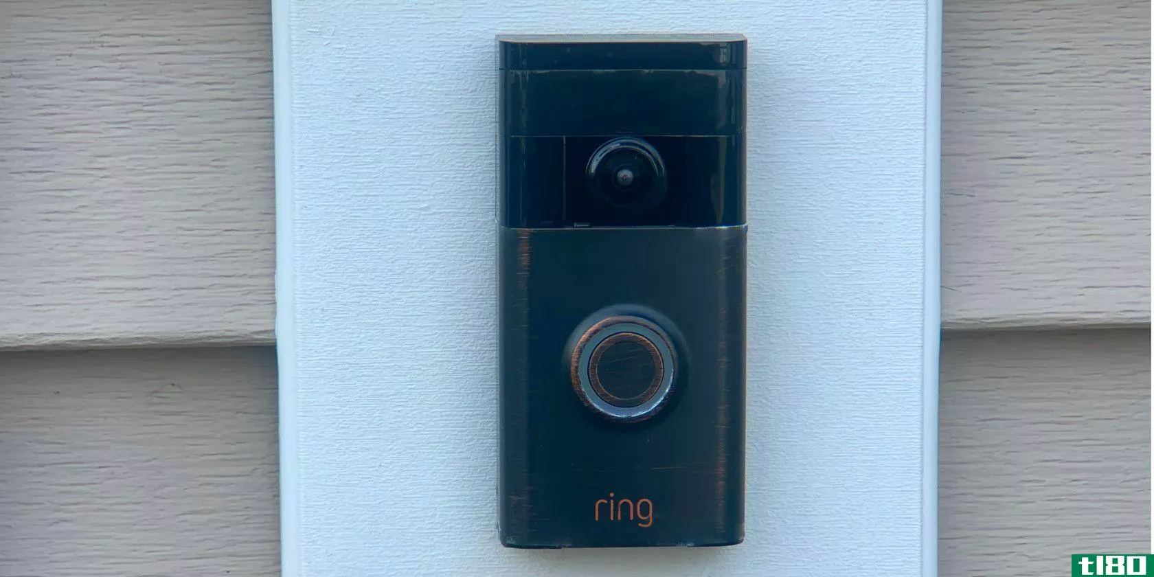 Ring Doorbell Installed On Home Edited