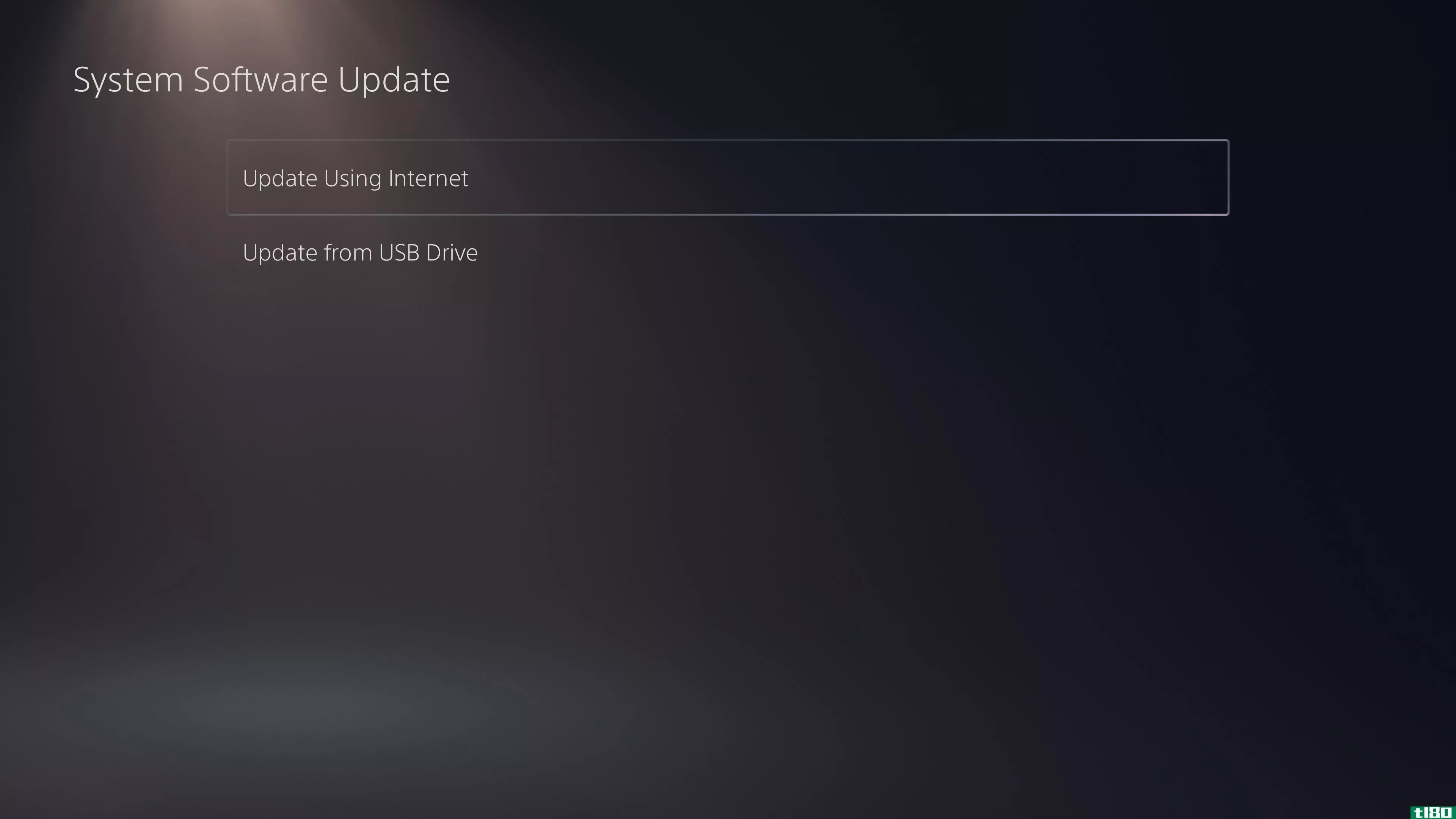 PS5 Update Using Internet