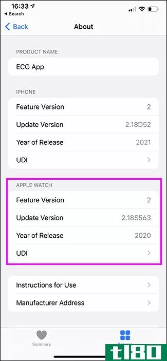 如何检查你的apple watch ecg应用程序版本