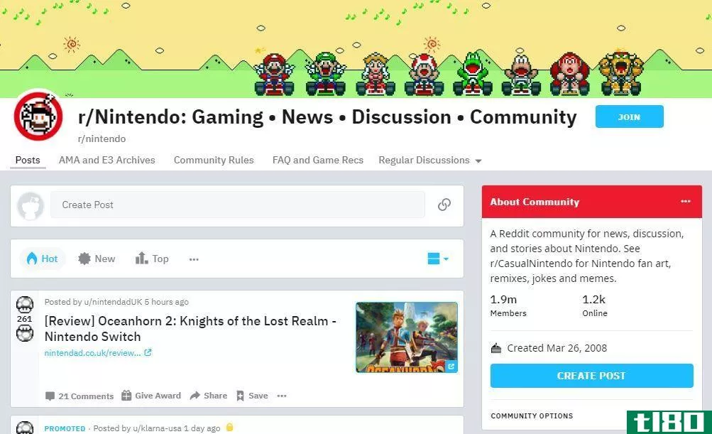 Nintendo Gaming Subreddit