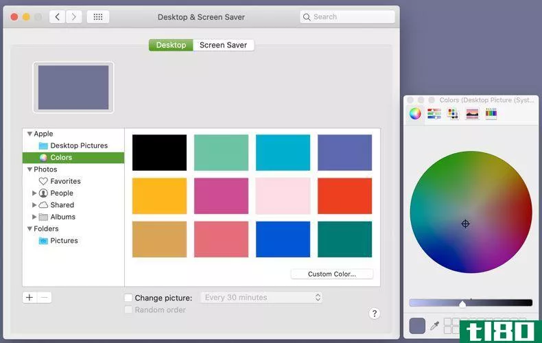 Custom Color as Mac Background