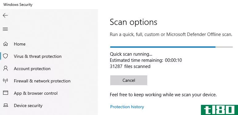 Microsoft Defender Quick Scan