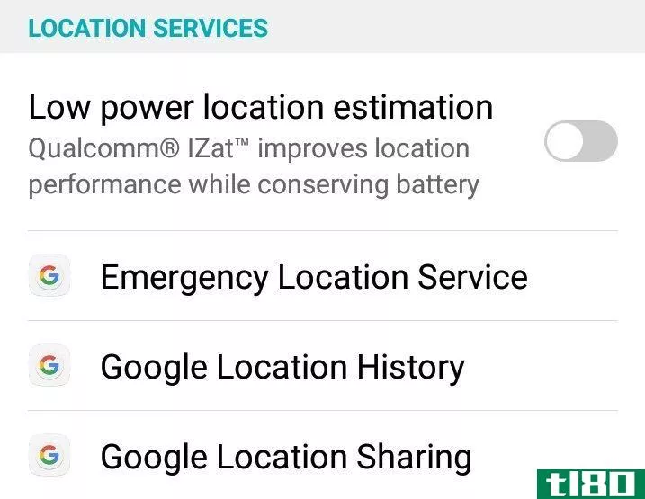 The only location sharing that you can't turn off allows emergency services to trace your call.