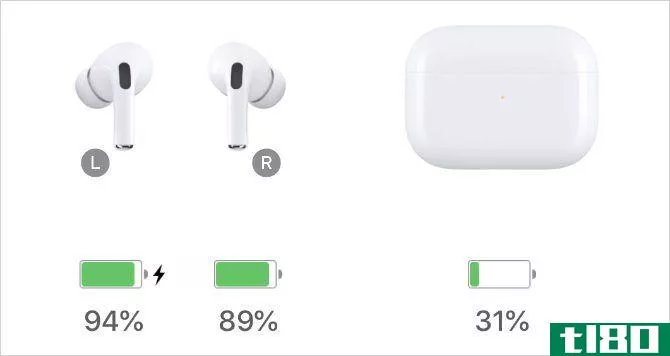 AirPods battery notification