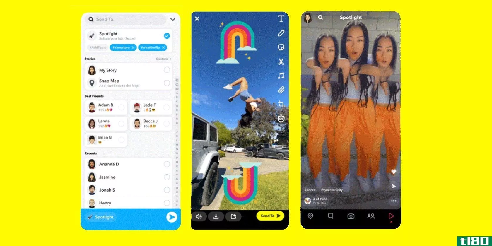 snapchat推出tiktok的最新竞争对手spotlight