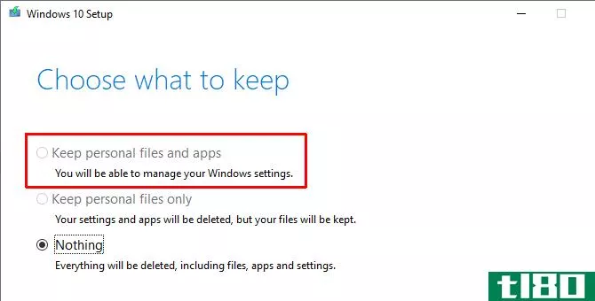 keep your settings windows in place install