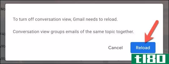 如何在gmail中禁用对话视图