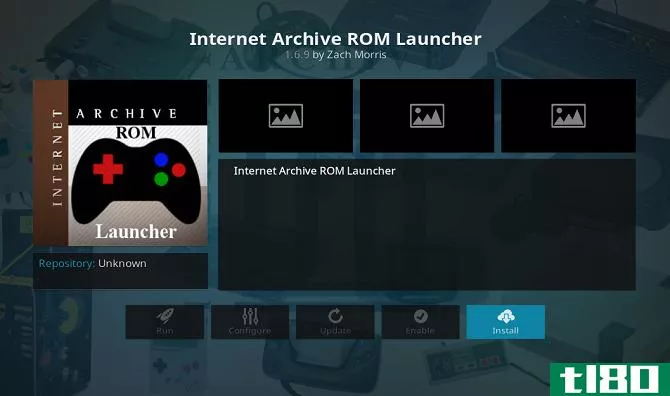 internet archive rom install on kodi