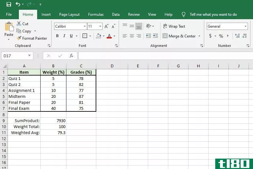 How to use SumProduct in Excel