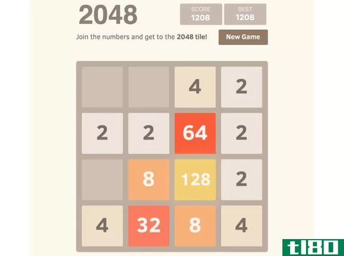 2048 Game on Mac