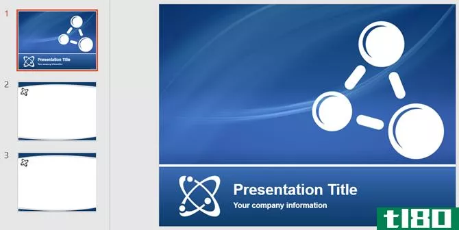 physics lesson powerpoint template