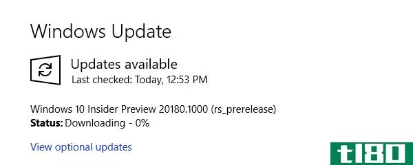windows insider preview update