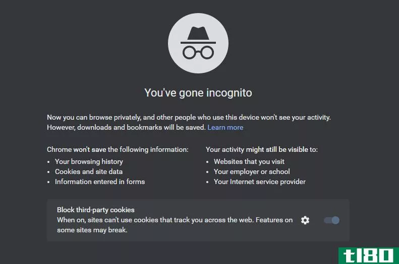 Chrome Incognito Mode