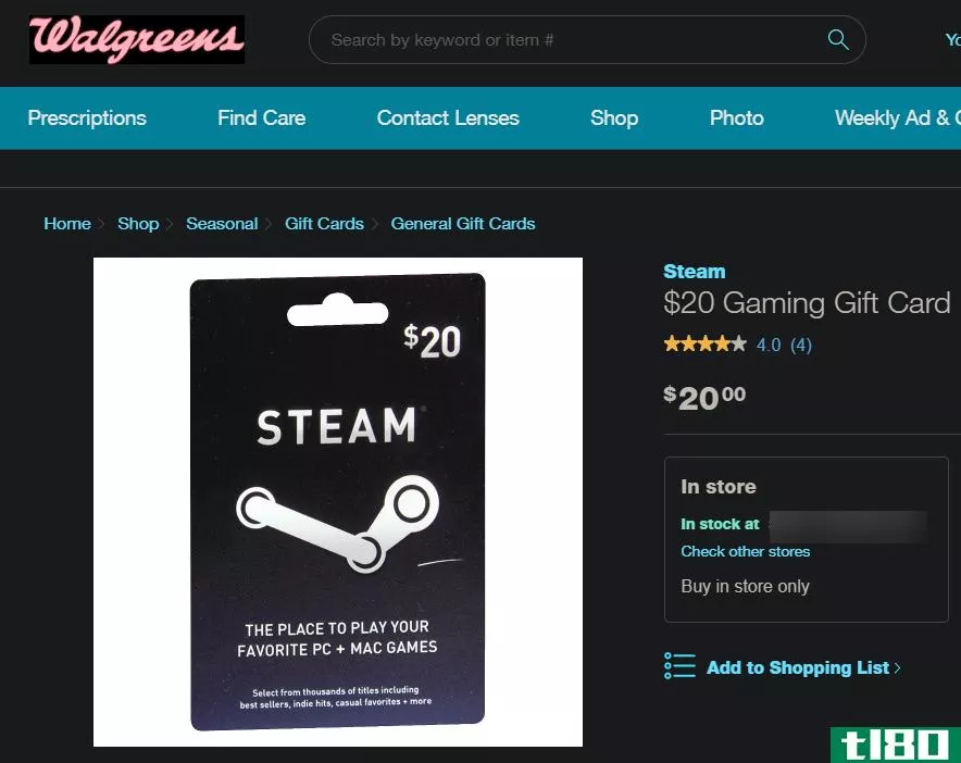 Steam Gift Card Walgreens