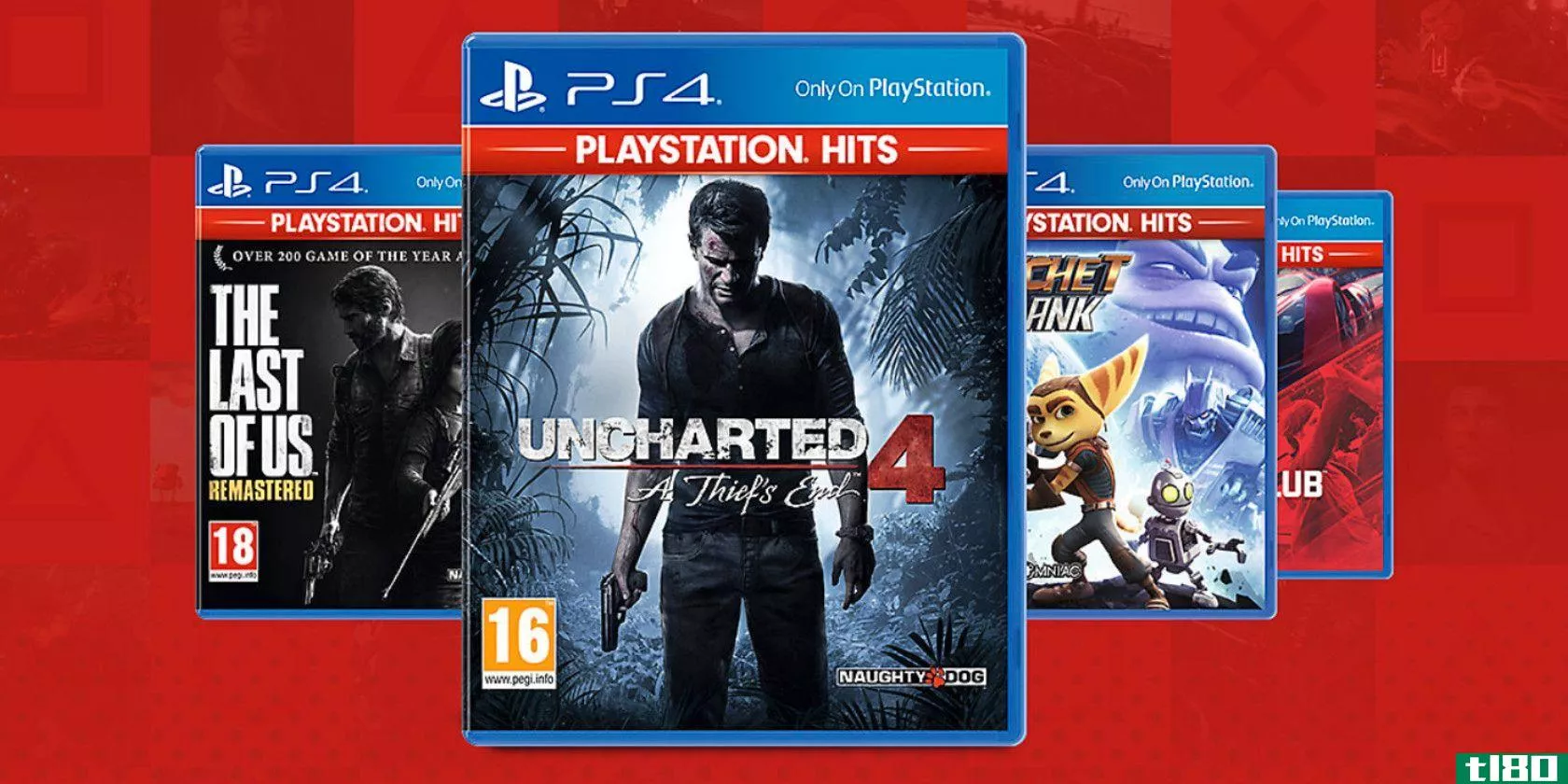 Selection of PlayStation 4 games