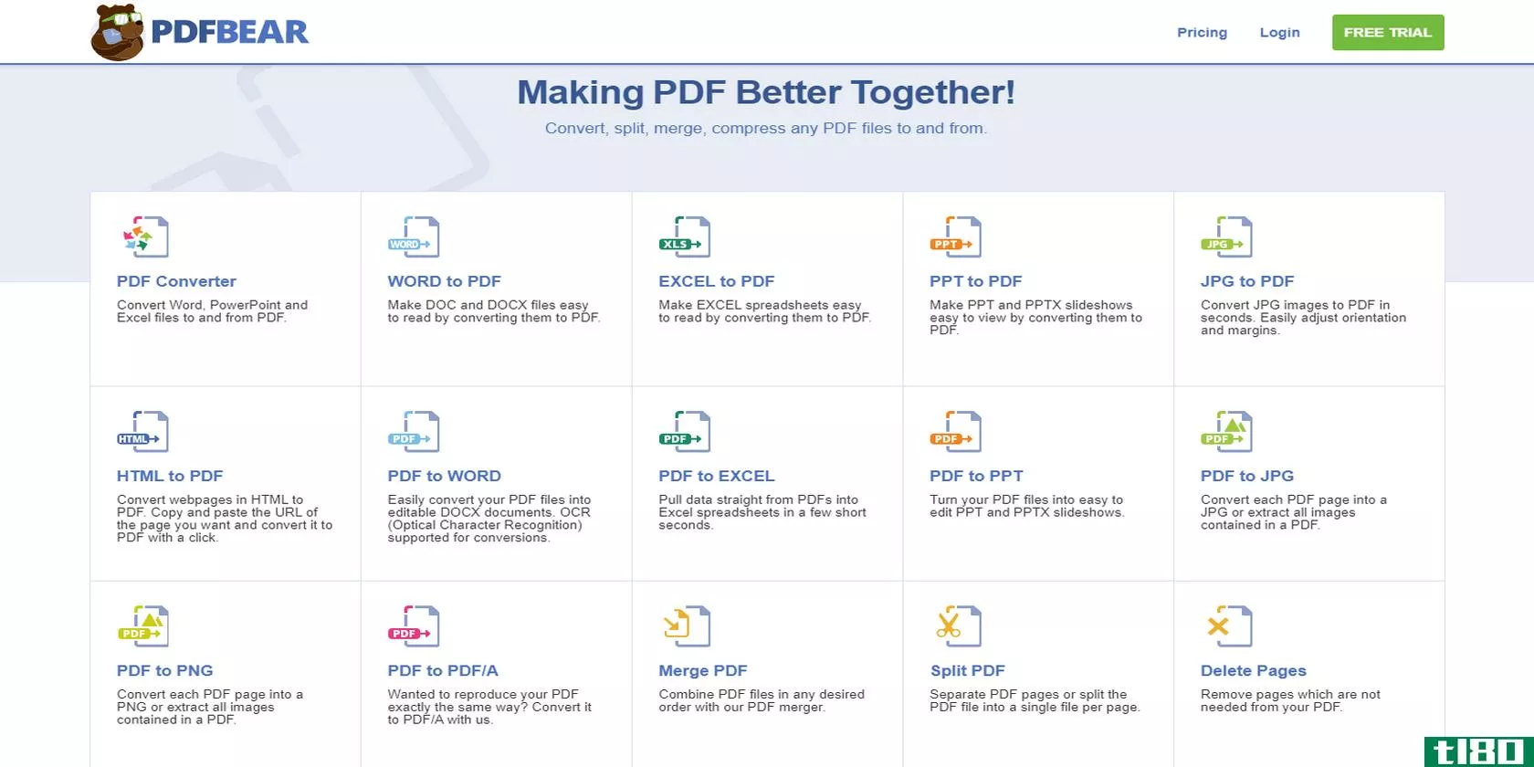 make PDF conversion easy with PDFBear