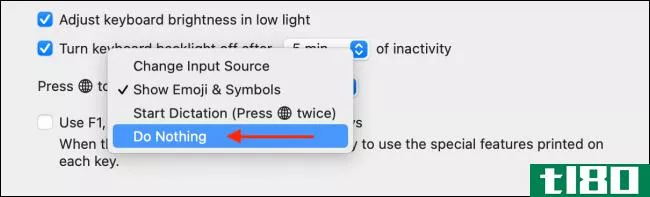如何禁用mac键盘的表情符号快捷方式