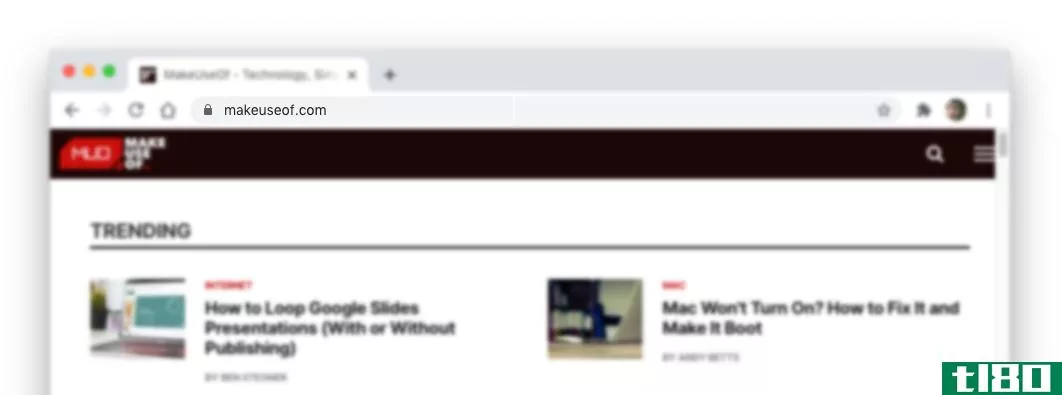 A screenshot of a web browser, highlighting the address bar, at the top, which displays the current page's URL