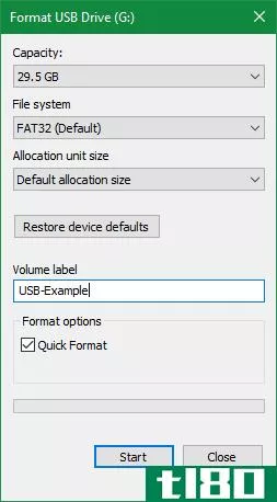Windows 10 Format USB Drive