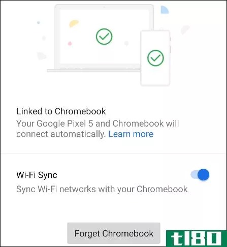 如何在chromebooks和android之间同步wi-fi密码