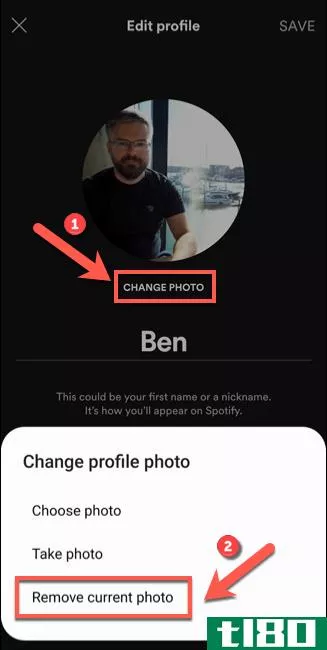 如何更改spotify个人资料图片