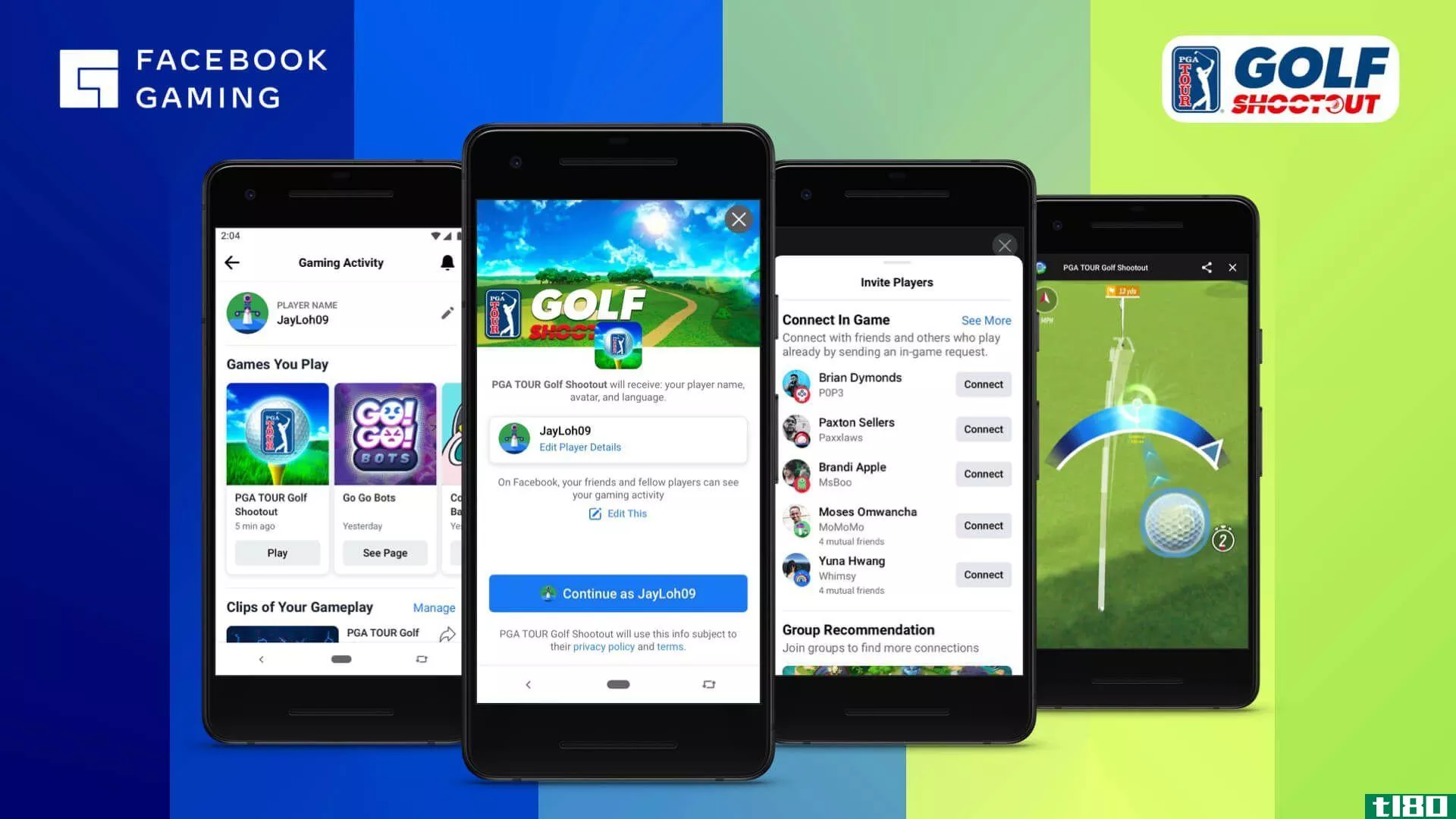 Facebook Cloud Gaming Golf Game