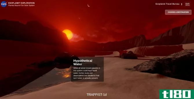 Explore a new planet like you would with Google Street View, and learn more about exoplanets