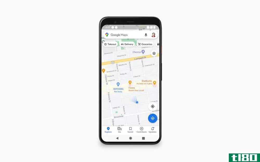 Google Maps live busyness