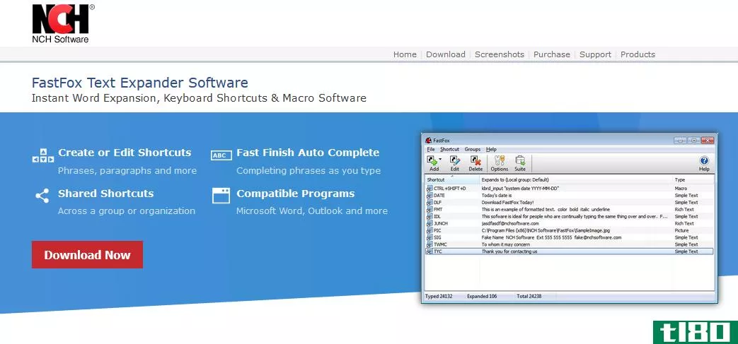 Fastfox text expander software website