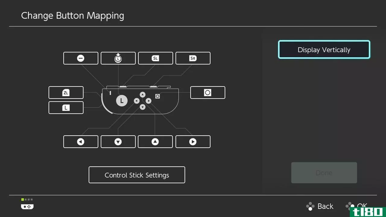 Switch Joy-Con Mapping Layout