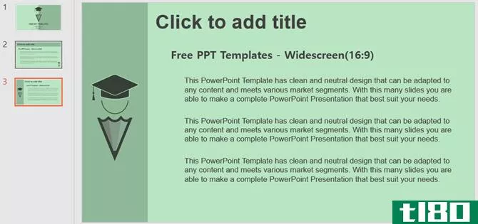 educational concept free powerpoint template