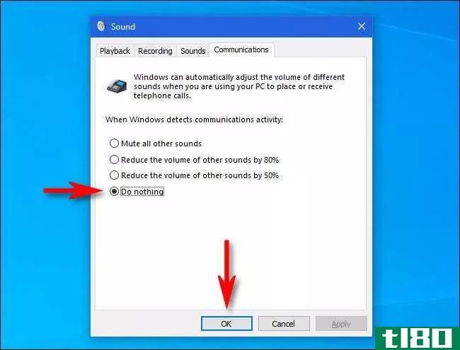 如何阻止Windows10降低通话音量