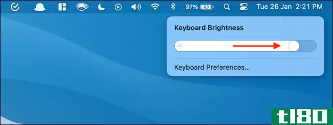 如何在macbook air上调整键盘亮度