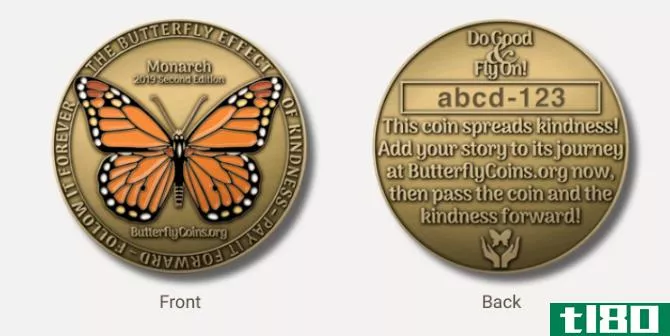 Butterfly Coins is a pay-it-forward movement to inspire kindness in the world