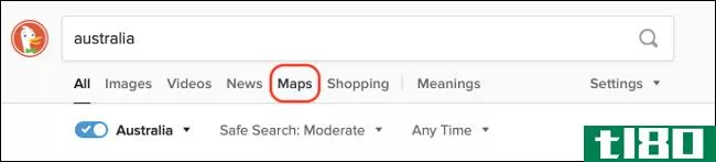 谷歌地图的私人替代品：DuckGo地图