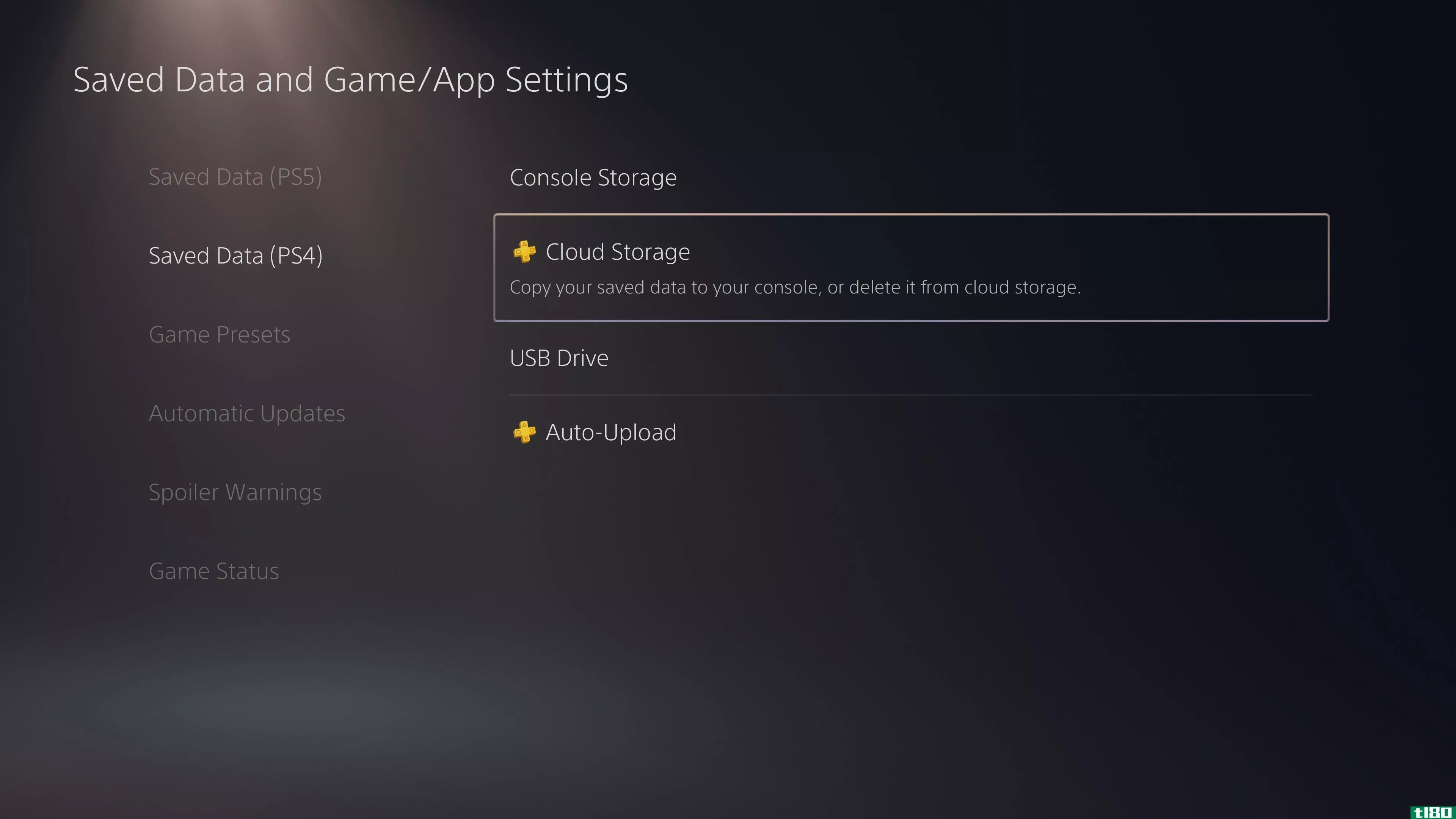 PS5 Download From Cloud
