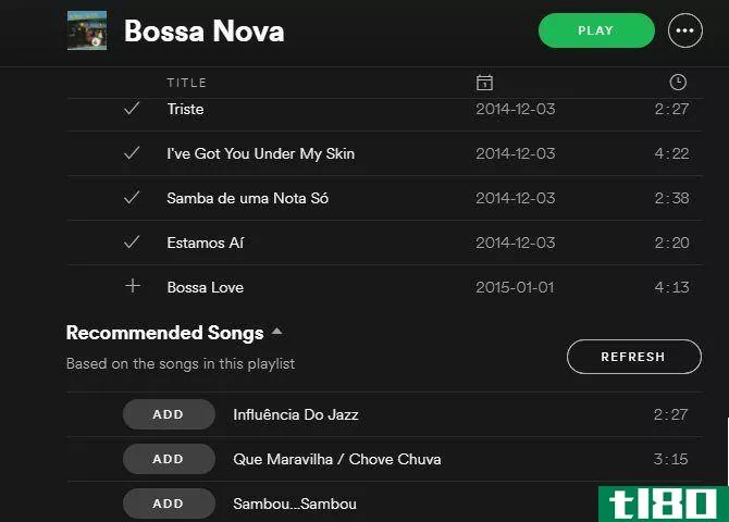Spotify Playlist Add Recommended Songs